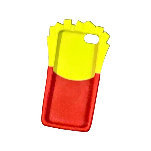 iPhone 5 Moschino Phone Case Rubber McDonald's Fries - Picture 3 of 3